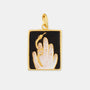 Twisted Love Black Pendant