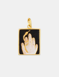 Twisted Love Black Pendant