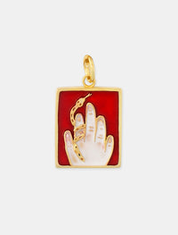 Twisted Love Red Pendant