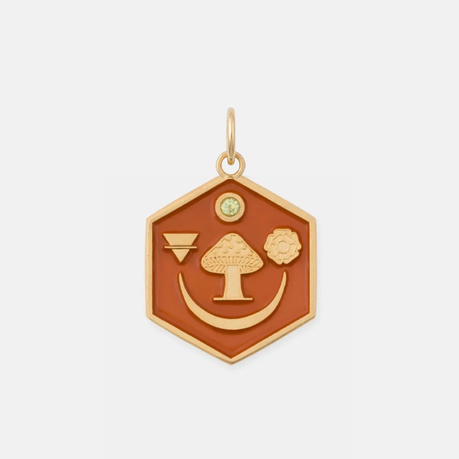 Drinking Nectar II Earth Pendant
