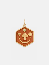 Drinking Nectar II Earth Pendant