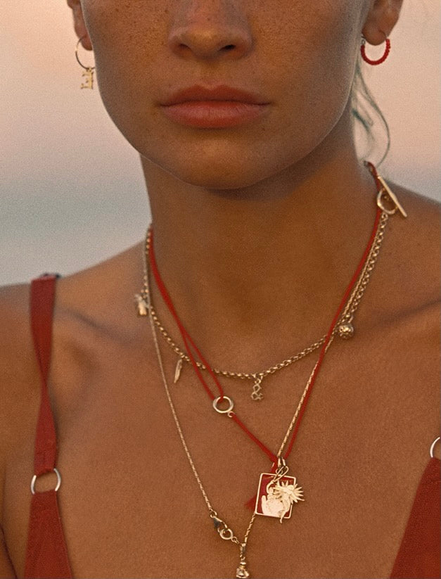 Twisted Love Red Pendant