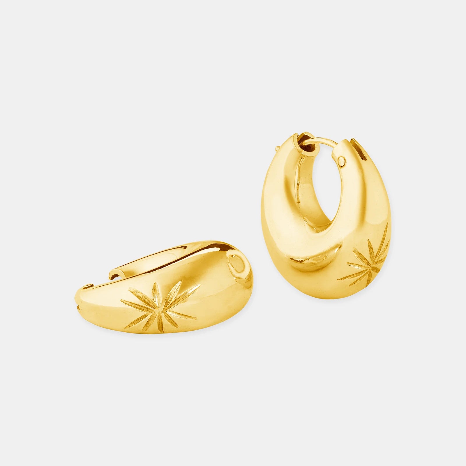Messy Star Earrings