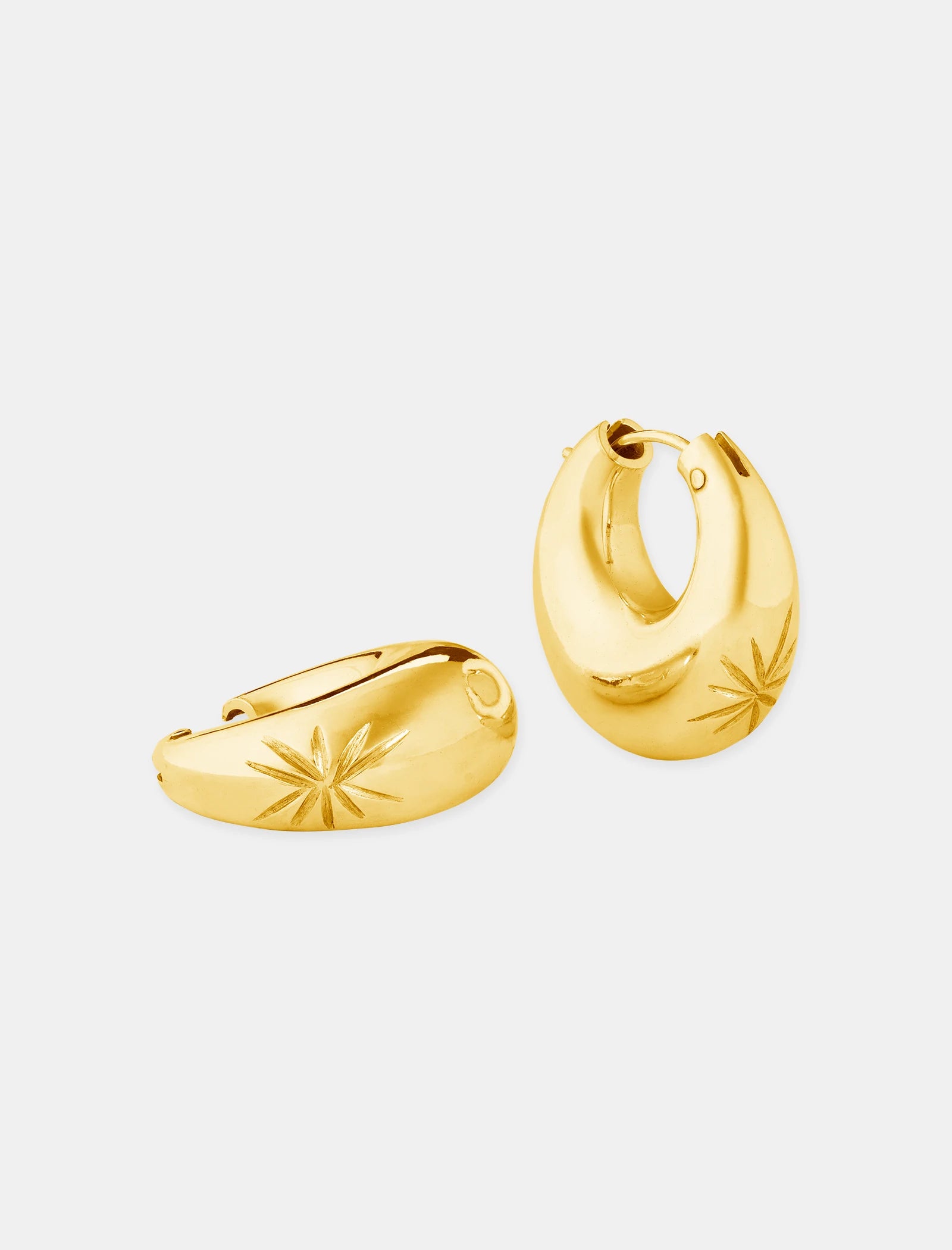 Messy Star Earrings