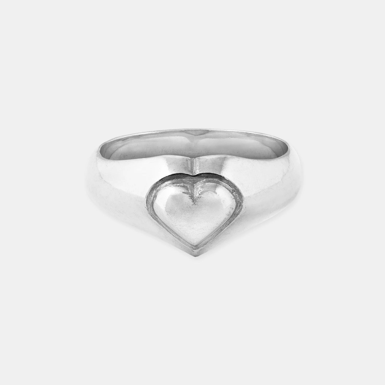 Solid Heart Ring