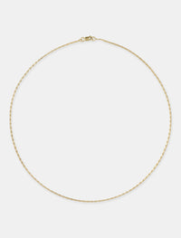 Alpha Necklace 14k