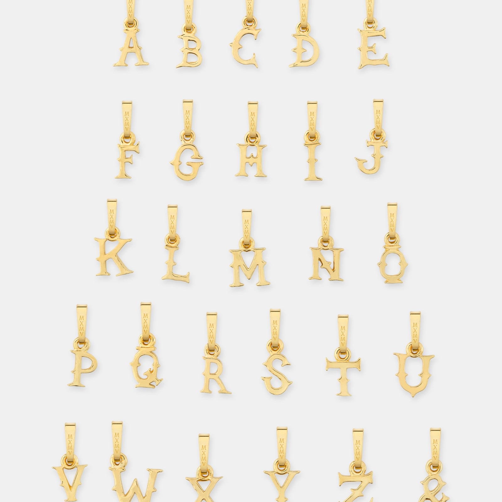Alphabet Pendants