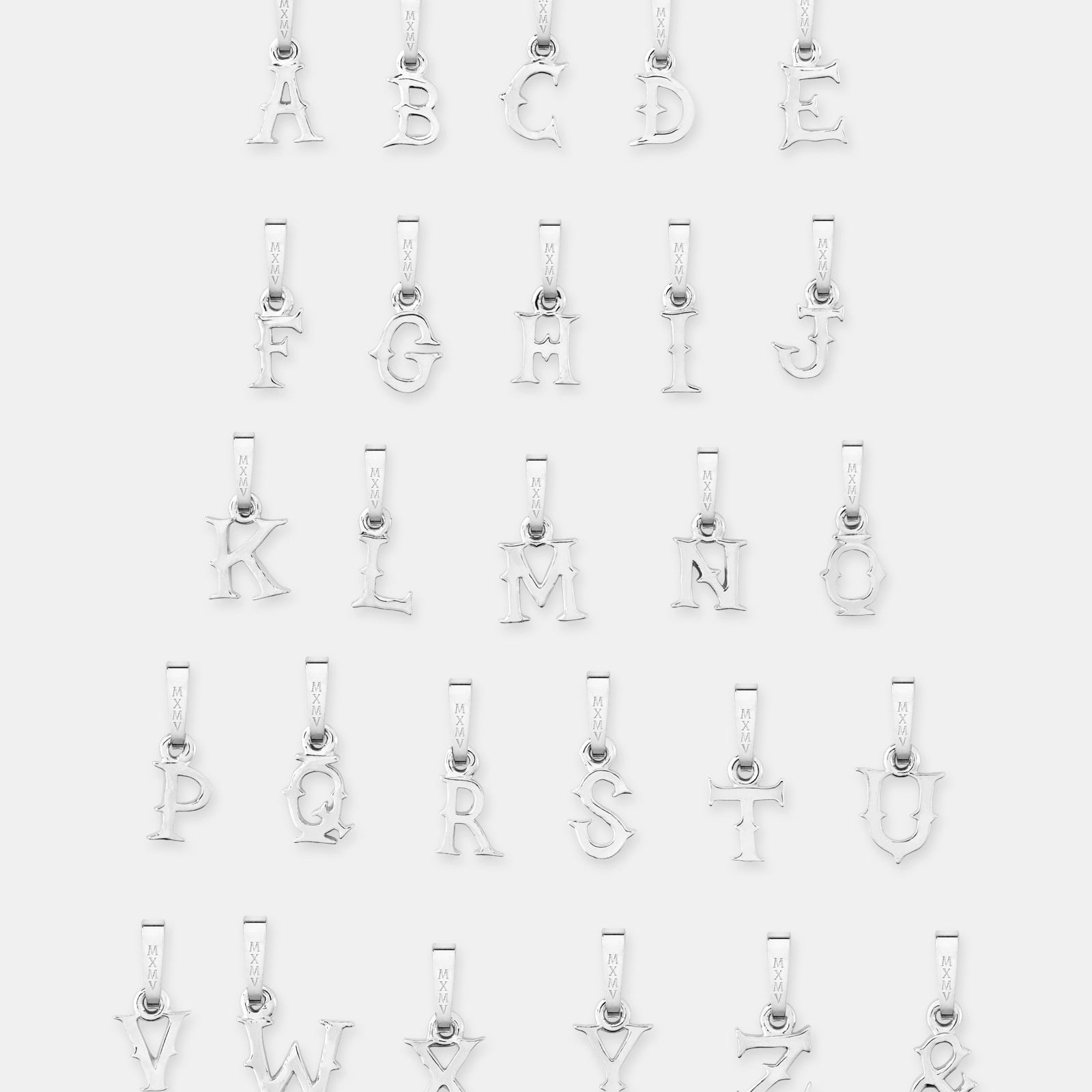 Alphabet Pendants