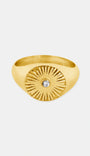 Sunst Stone Ring 14k