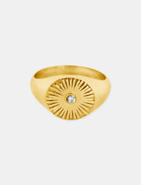 Sunst Stone Ring 14k